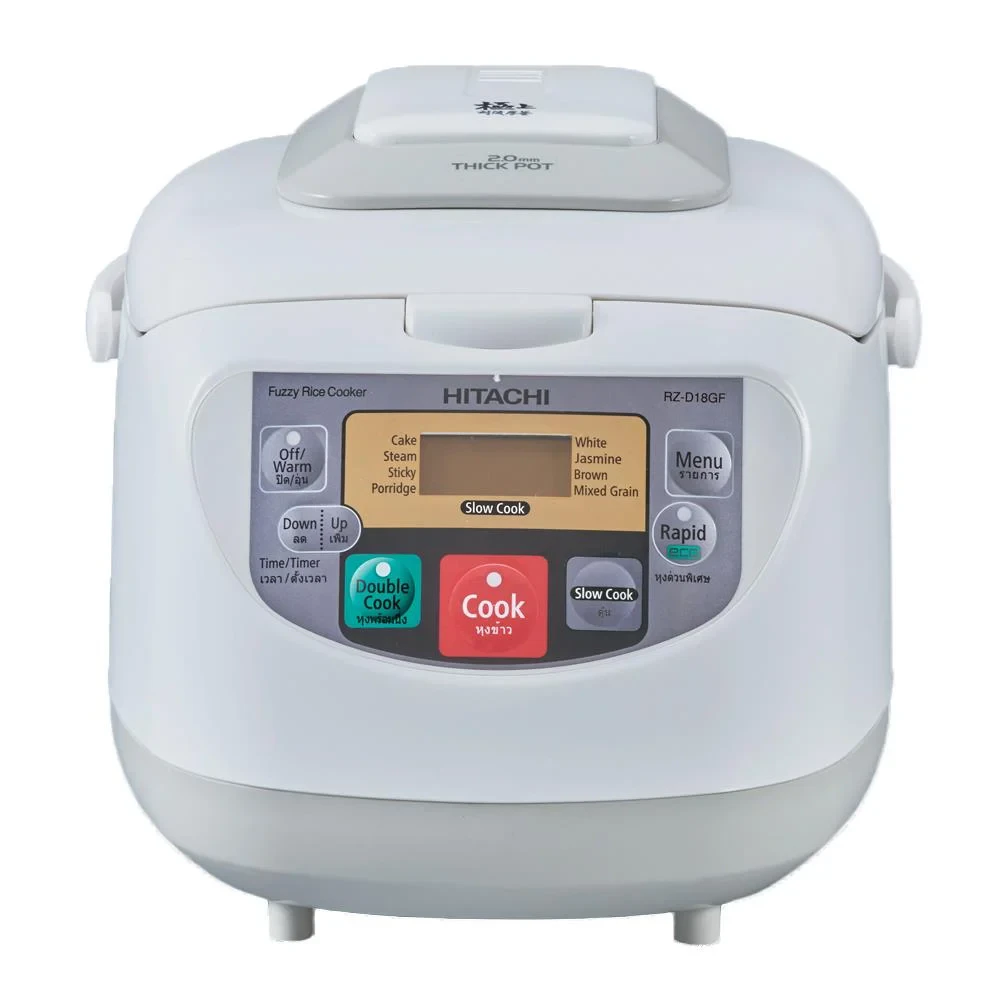 หม้อหุงข้าว DIGITAL HITACHI RZ-D18GF 1.80ลิตร สีขาว