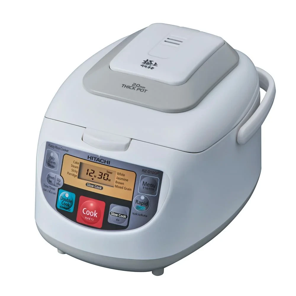 หม้อหุงข้าว DIGITAL HITACHI RZ-D10GF 1 ลิตร สีขาว รูปที่ 2