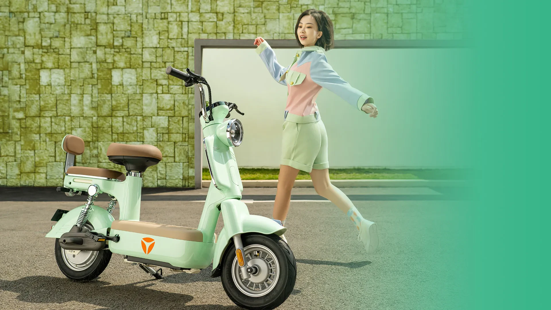 จักรยานไฟฟ้า MODERN G051-0E03A4G-TA301 สีเขียว(GREEN) รูปที่ 3