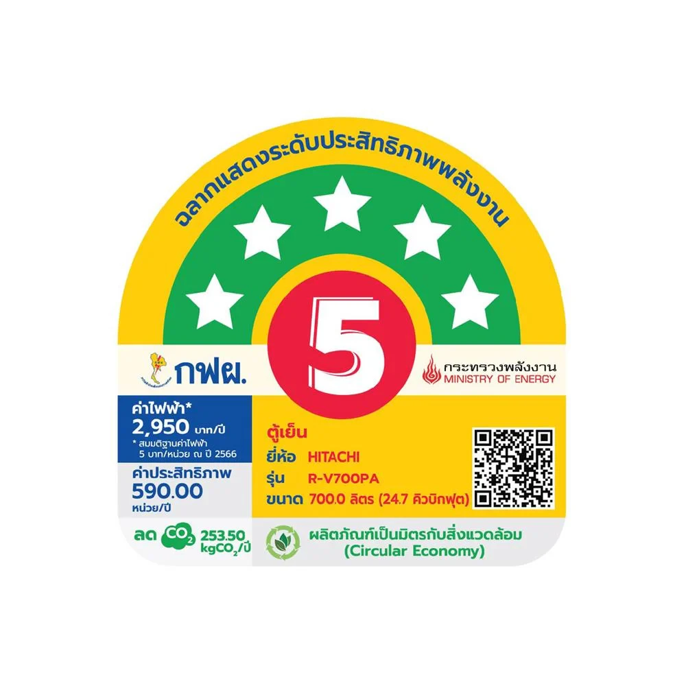 ตู้เย็น R-V700PA BSL 25.1 รูปที่ 3