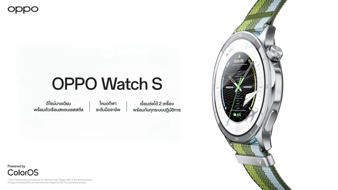 โทรศัพท์มือถือ OPPO WATCH S รูปที่ 3