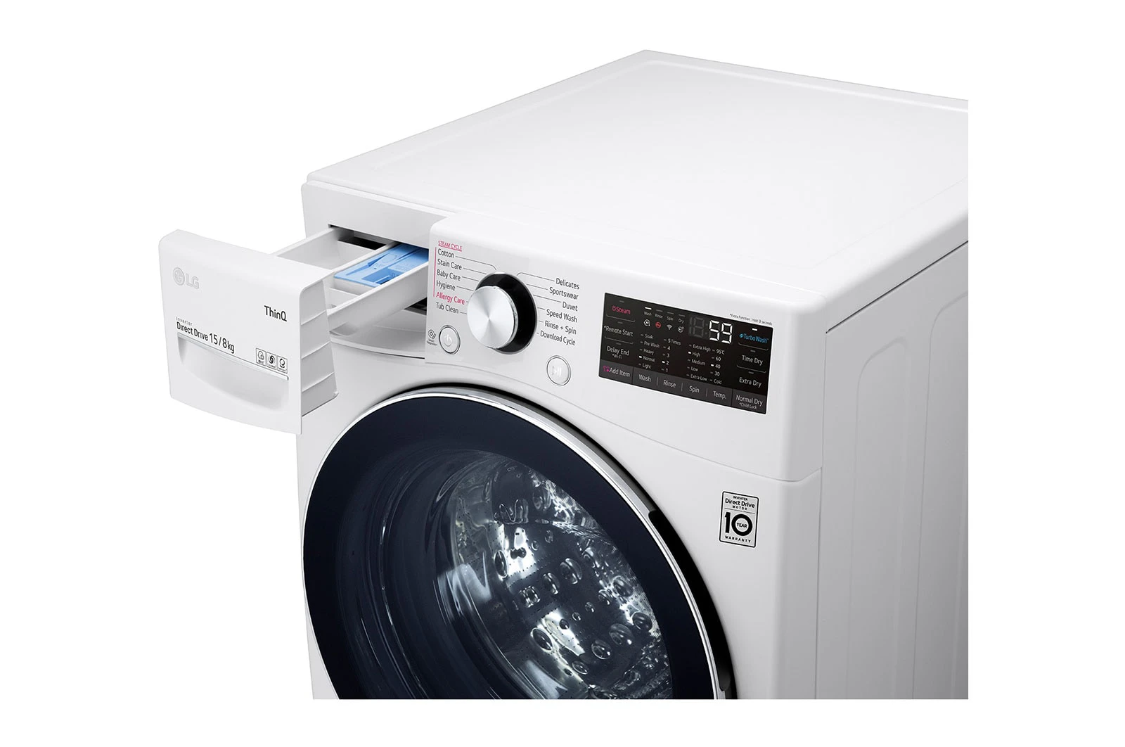 เครื่องซักผ้า F2515RTPW.ABWPETH ซัก 15 kg อบ 8 kg รูปที่ 7