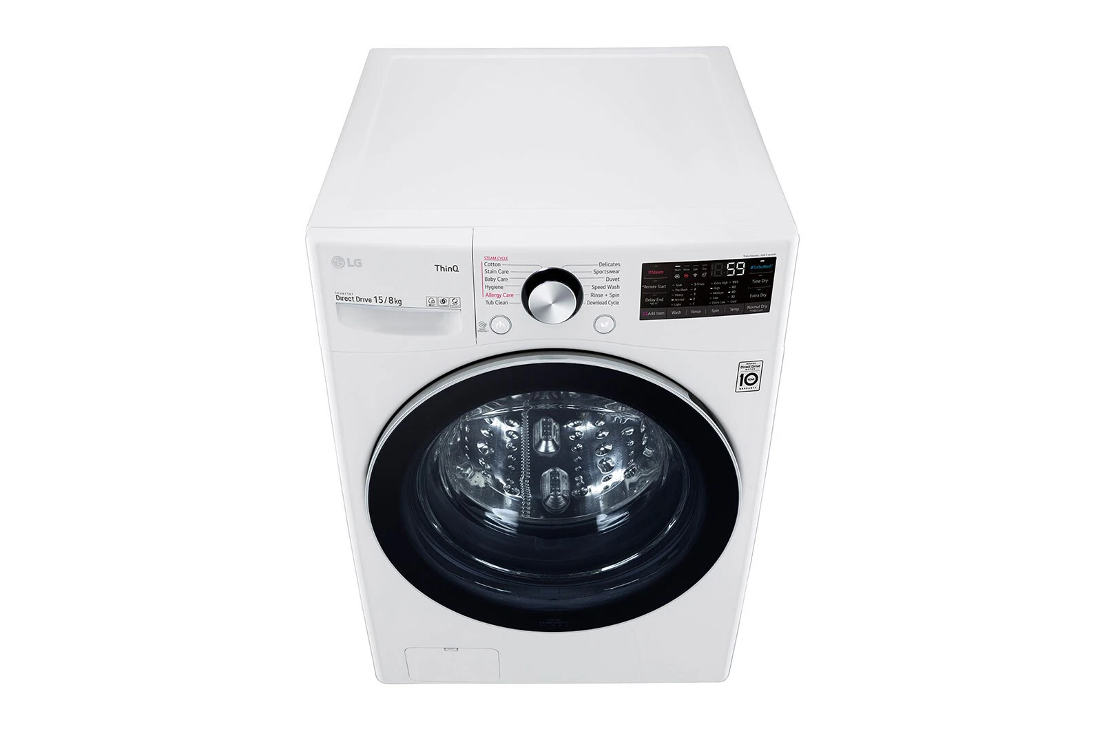 เครื่องซักผ้า F2515RTPW.ABWPETH ซัก 15 kg อบ 8 kg รูปที่ 9