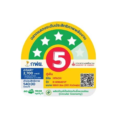 ตู้เย็น R-WB640VF GMG 19.8 รูปที่ 3