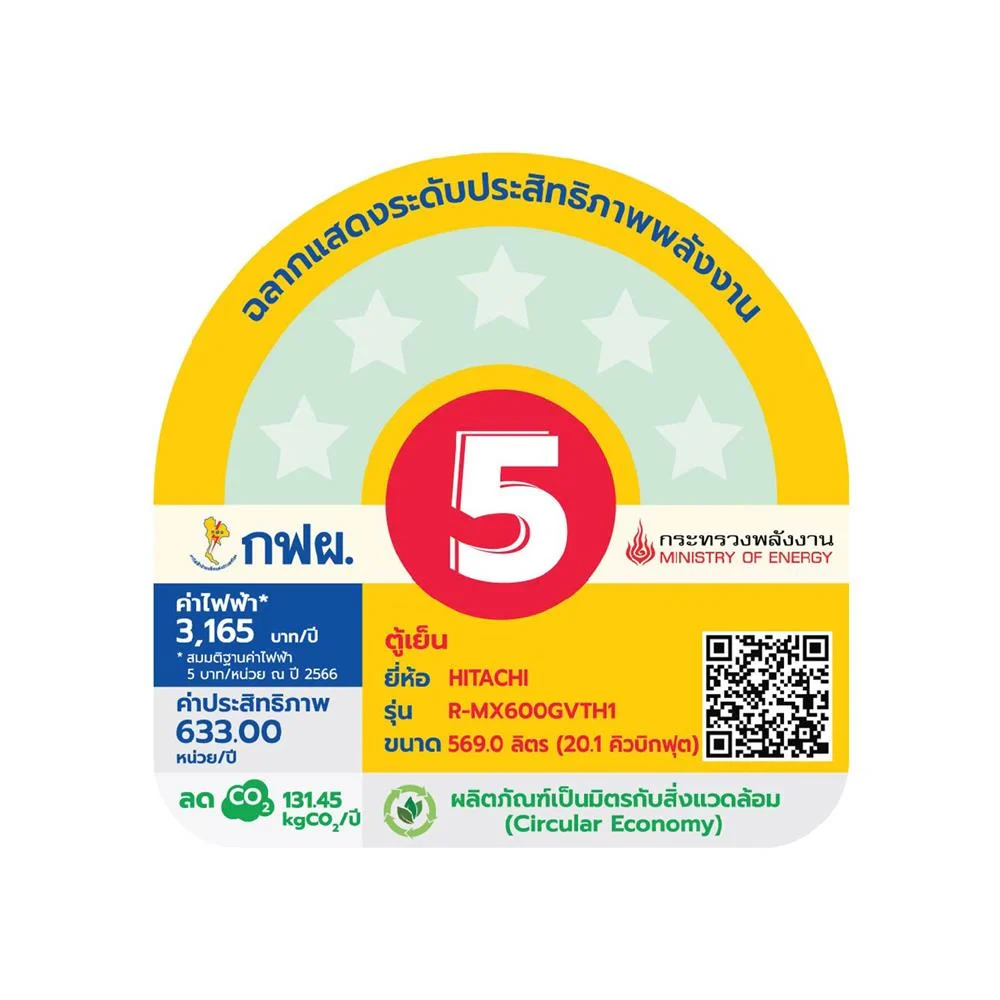ตู้เย็น R-MX600GVTH1 GBK 20.1 รูปที่ 5