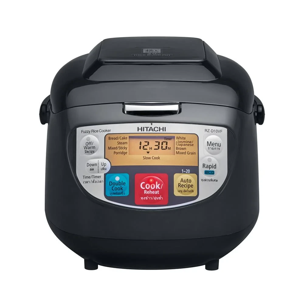 หม้อหุงข้าว DIGITAL HITACHI RZ-D10VF 1 ลิตร สีดำ