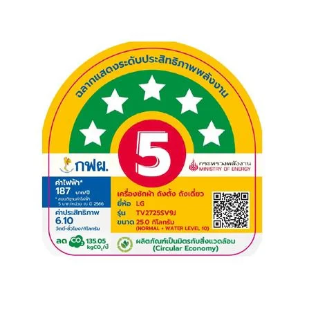 เครื่องซักผ้า TV2723SV9J.APBPETH 23 kg รูปที่ 7
