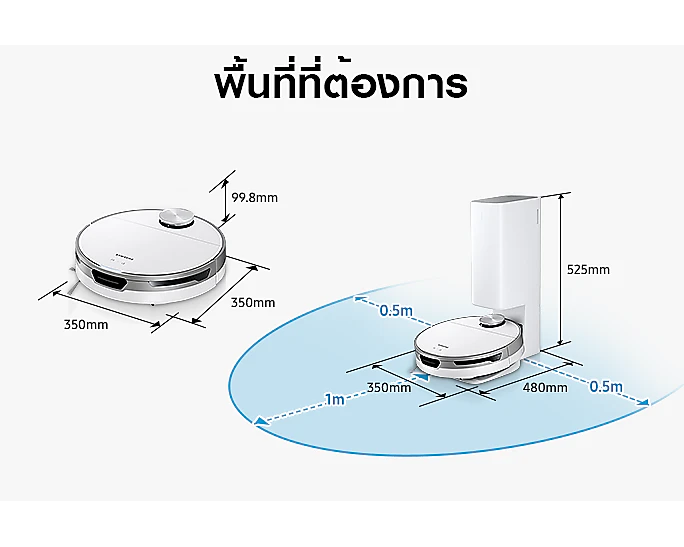 เครื่องดูดฝุ่น VR30T85513W/ST 5 W รูปที่ 5