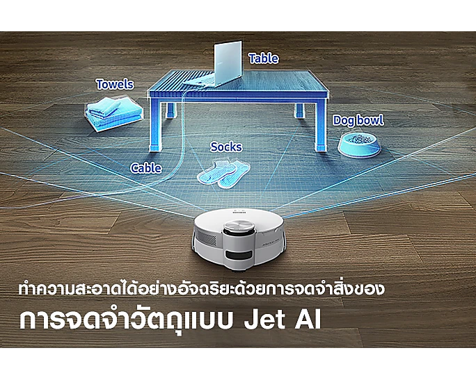 เครื่องดูดฝุ่น VR50T95735W/ST 30 W รูปที่ 9