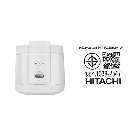 หม้อหุงข้าว MANUAL HITACHI RZS18MM W 1.8 ลิตร รูปที่ 9